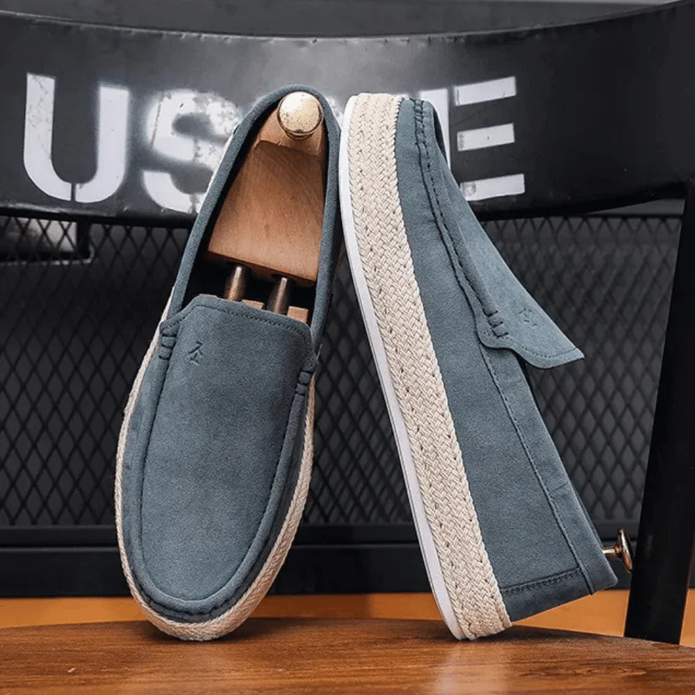 Leather Moccasins for Men Nantes - Pure - PURECLO