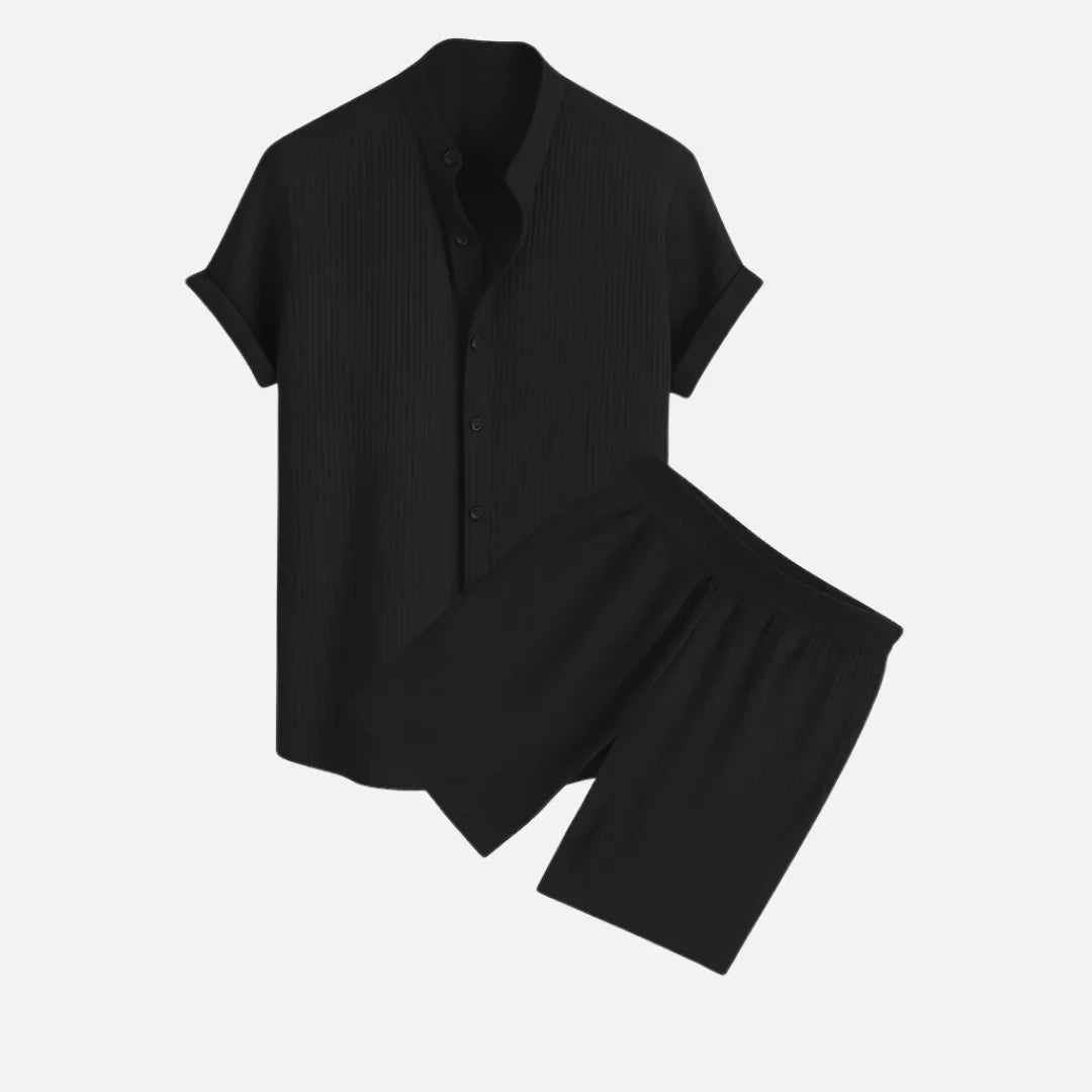Riviera Summer Shirt & Shorts Set - PURECLO