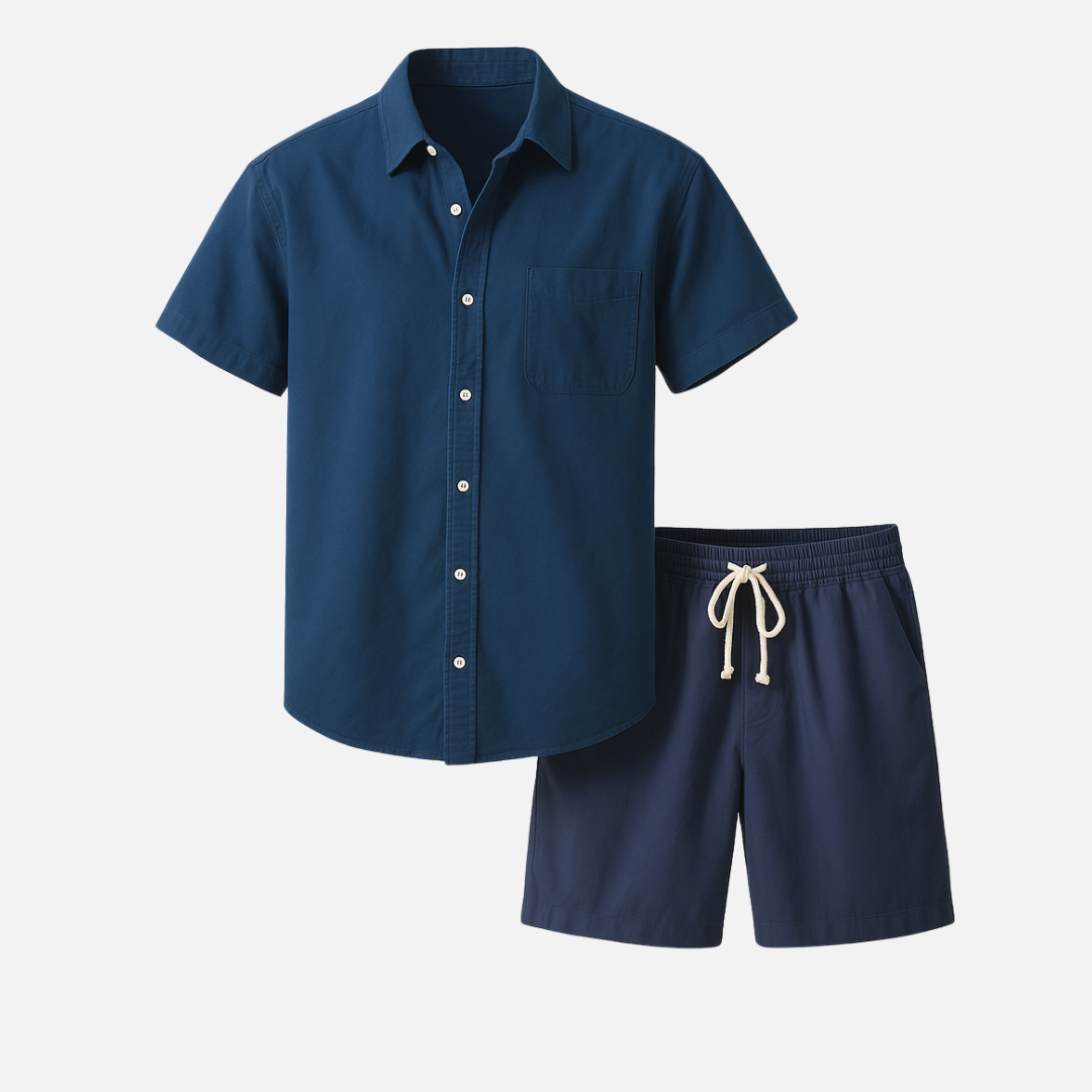 Capri Summer Shirt & Shorts Set - PURECLO