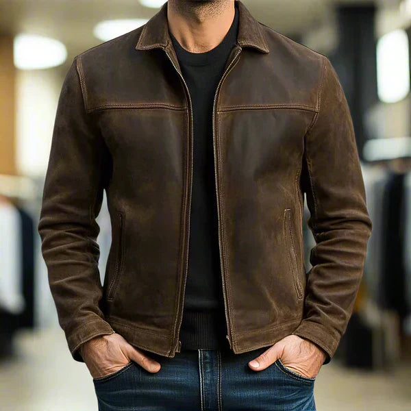 Tobias™ | Leather Jacket - PURECLO