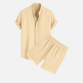 Riviera Summer Shirt & Shorts Set - PURECLO