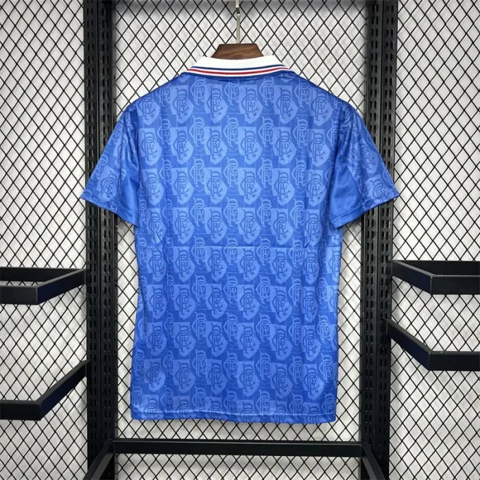 Retro Rangers Home Kit 1996 1997 Football Jersey - PURECLO