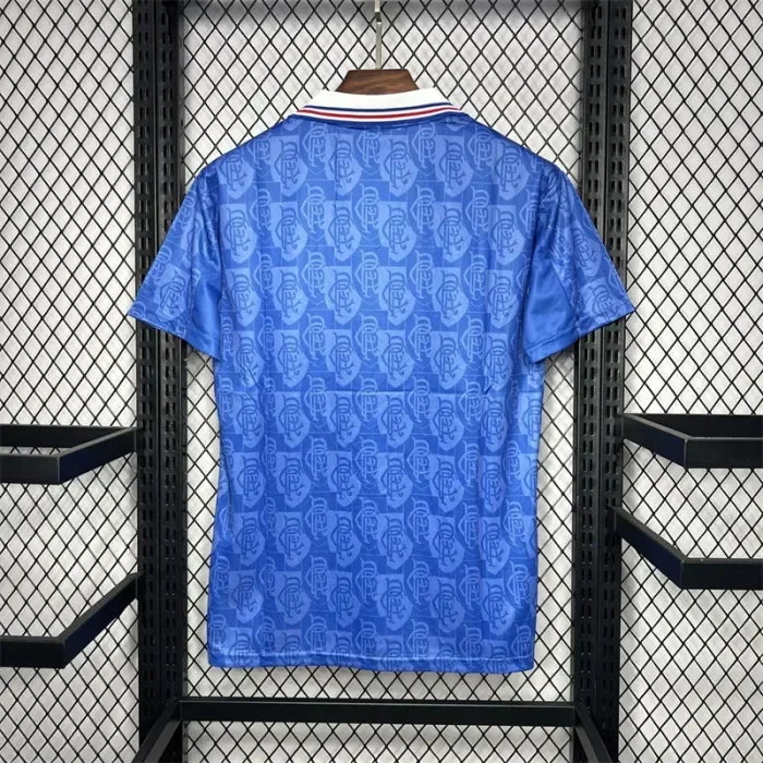 Retro Rangers Home Kit 1996 1997 Football Jersey - PURECLO