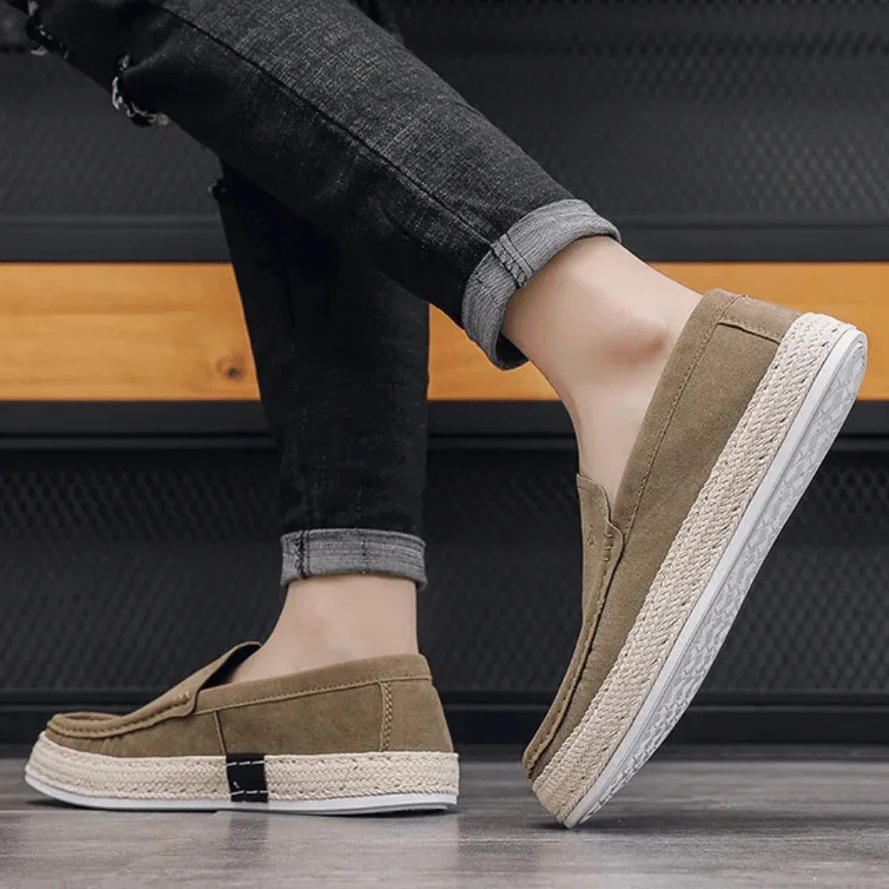 Leather Moccasins for Men Nantes - Pure - PURECLO
