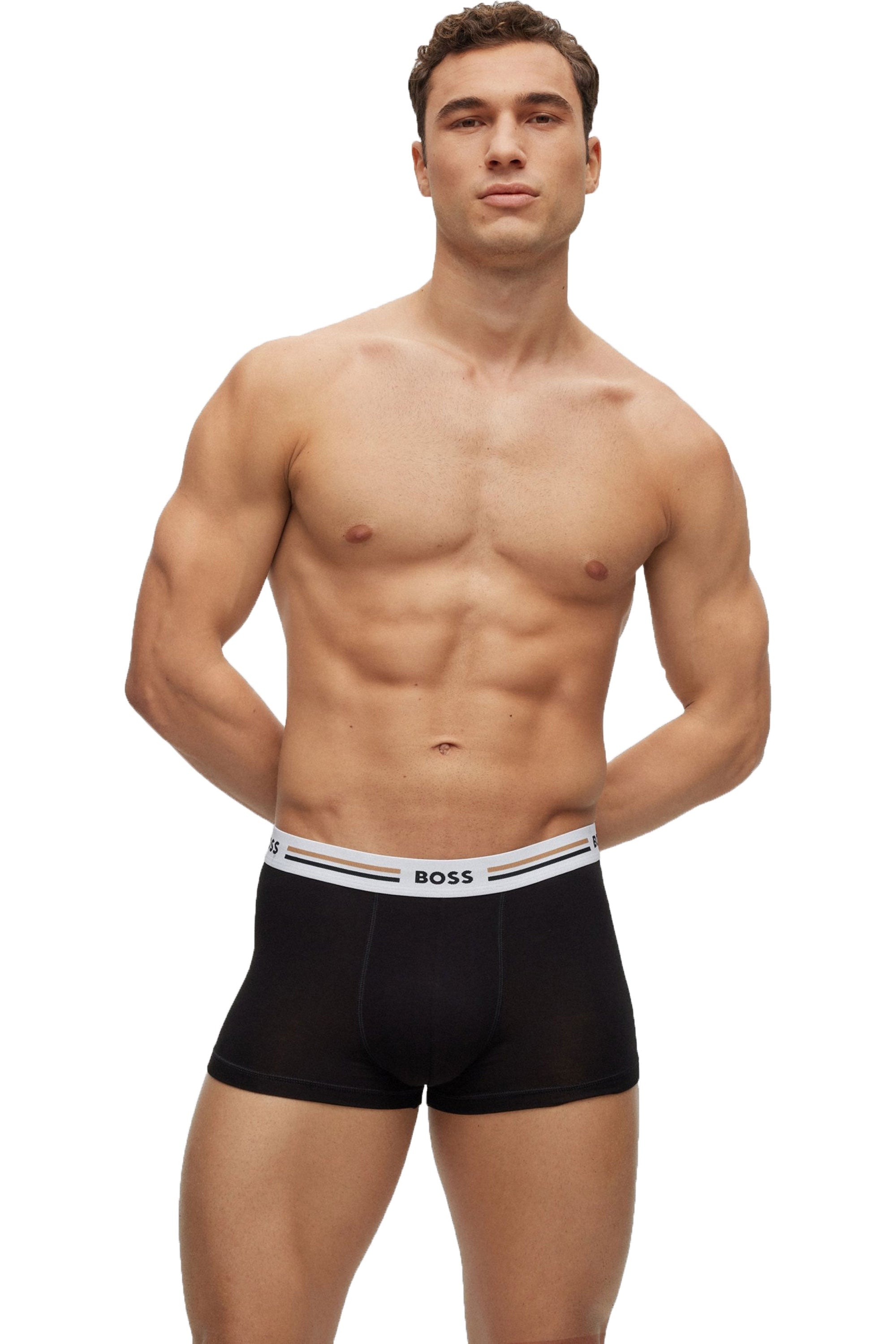 Boss 5 Pack Boxers Black