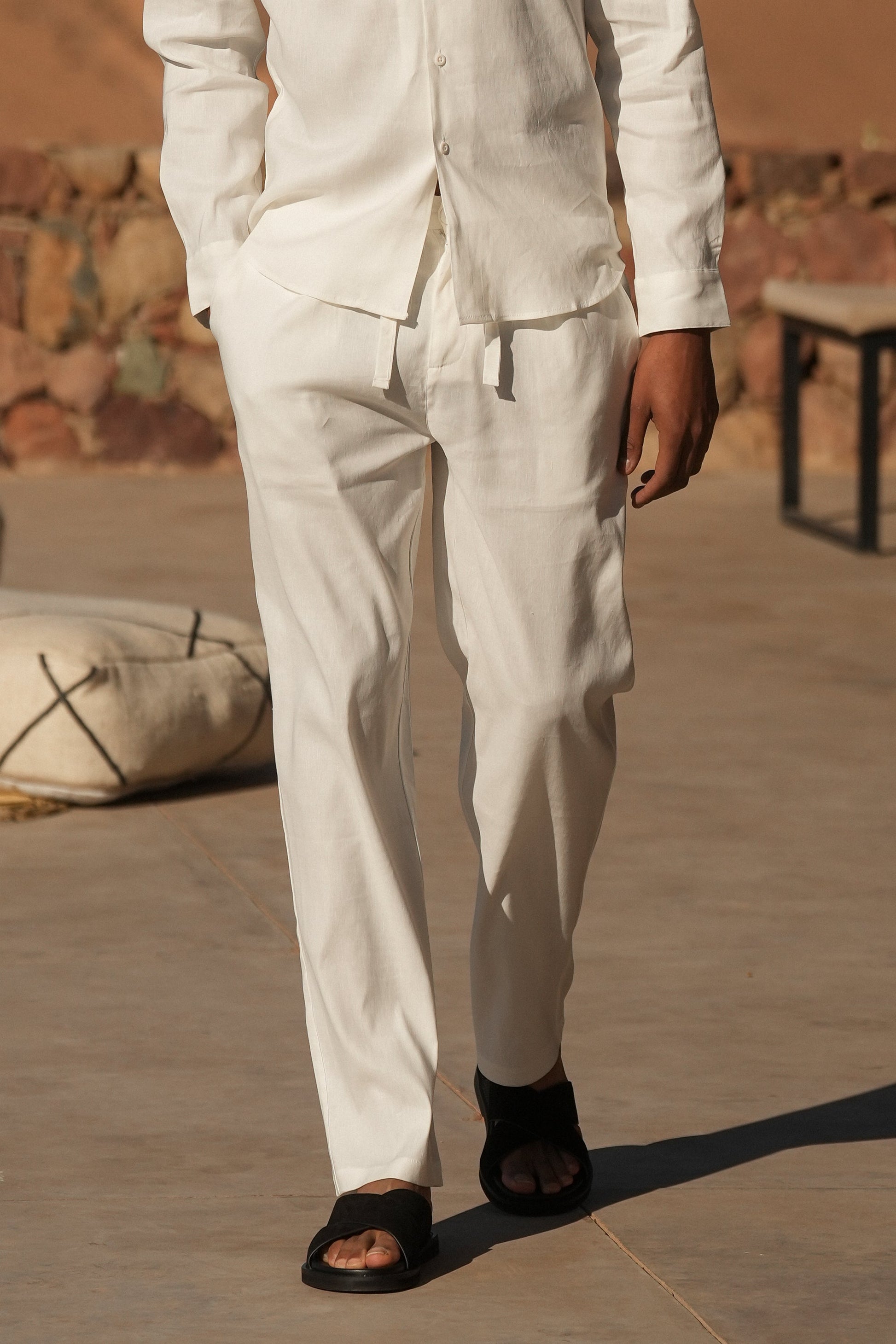 THE LINEN TROUSERS - PURECLO