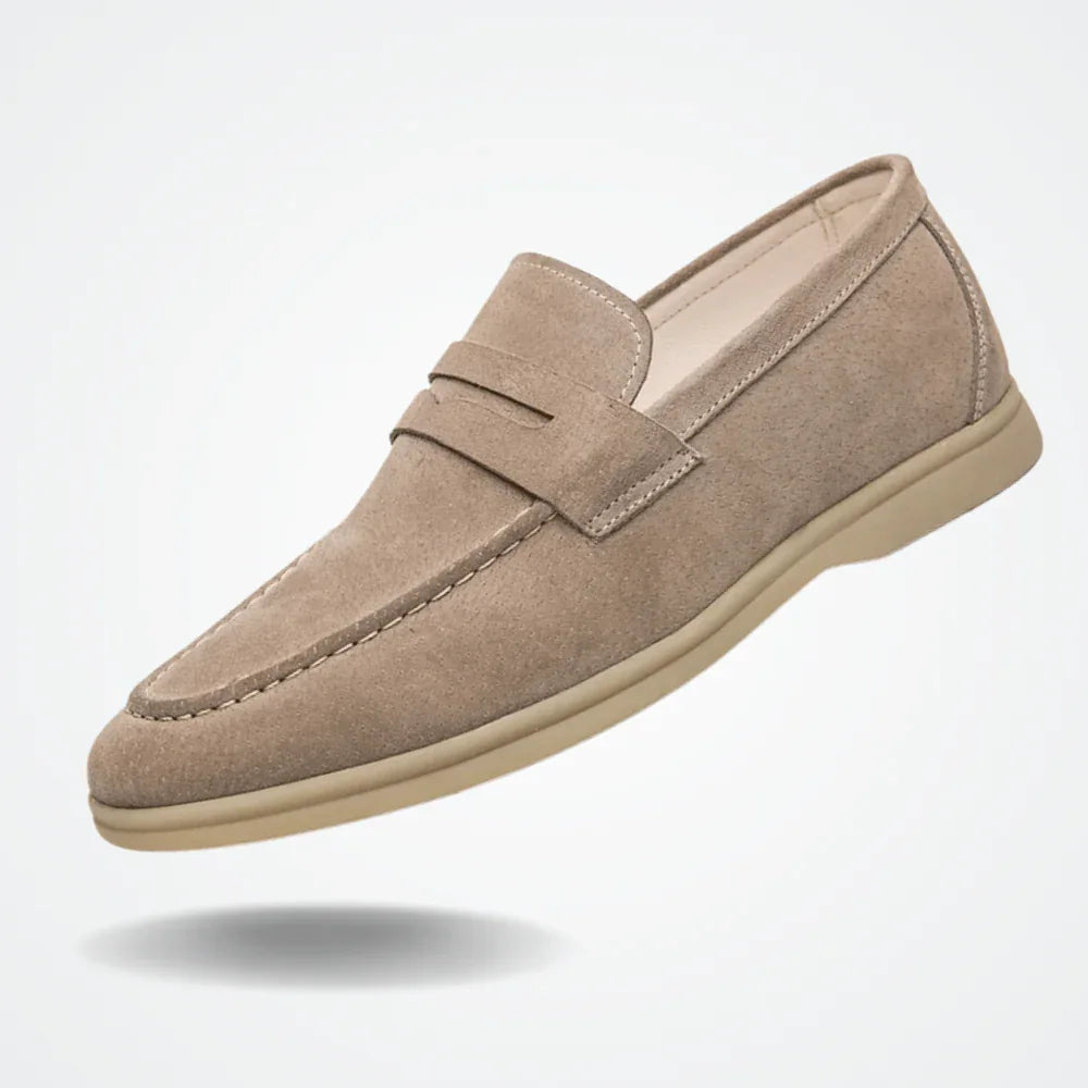 Leather Moccasin Loafer for Men Liverpool - Pure - PURECLO