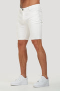 THE LORENZO SHORTS - WHITE - PURECLO