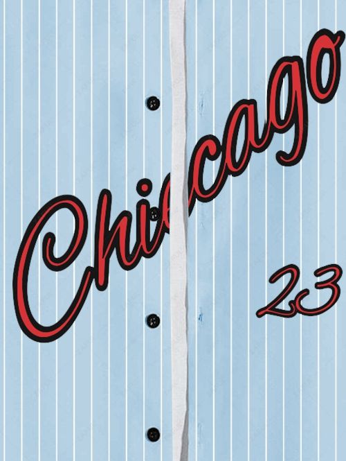 ZAFUL Men\'s Chicago Graphic Letter Print Short Sleeve Stand Collar Button Up Casual Baseball Shirt LIGHT BLUE BLACK - PURECLO