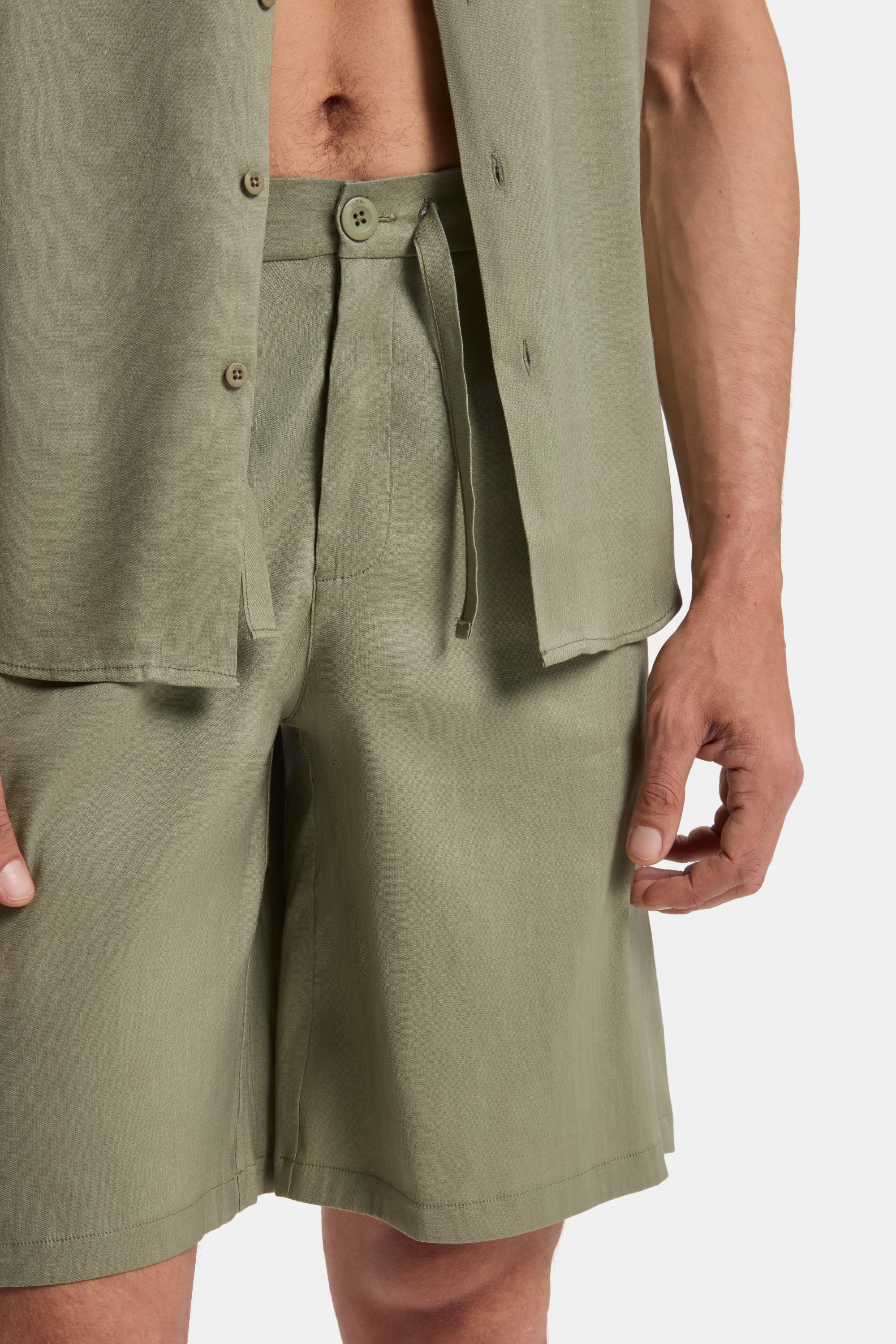 THE LINEN SHORTS - PURECLO