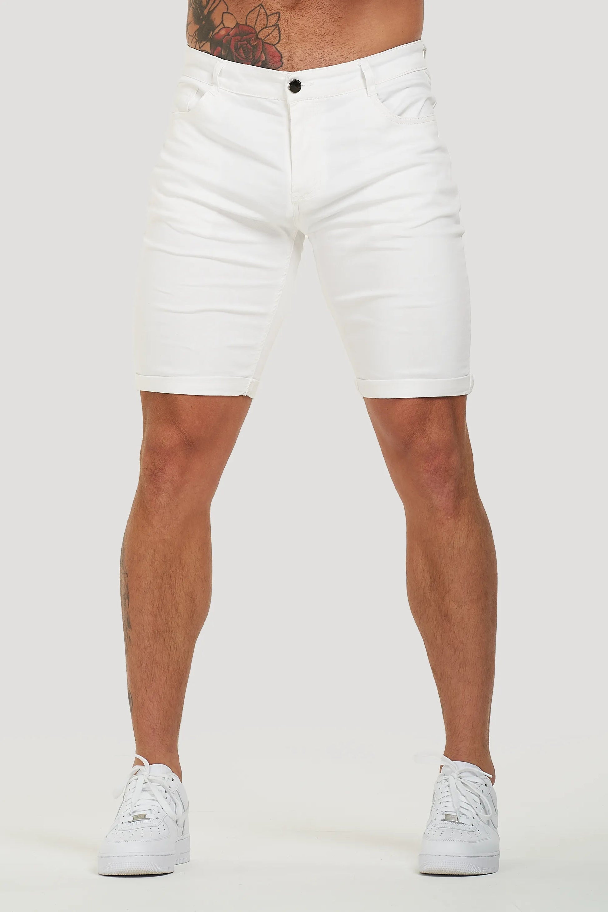 THE LORENZO SHORTS - WHITE - PURECLO