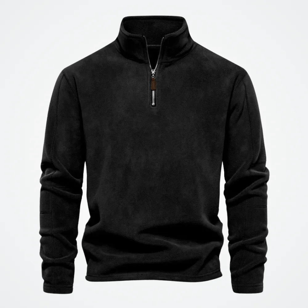 Men's Hoodie with High Collar Tromsø - Pure - PURECLO