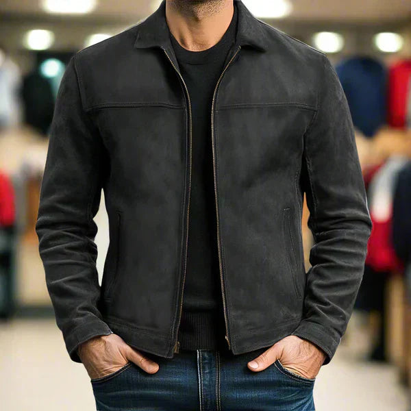 Tobias™ | Leather Jacket - PURECLO