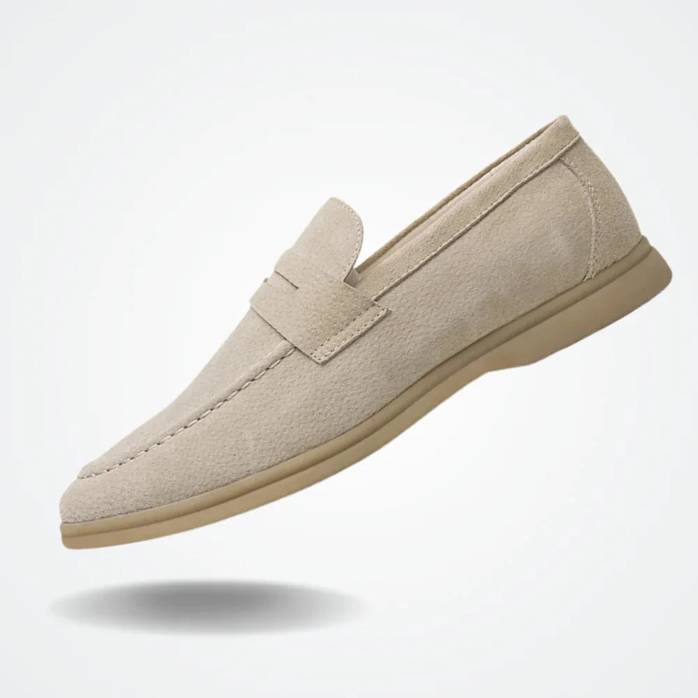 Leather Moccasin Loafer for Men Liverpool - Pure - PURECLO