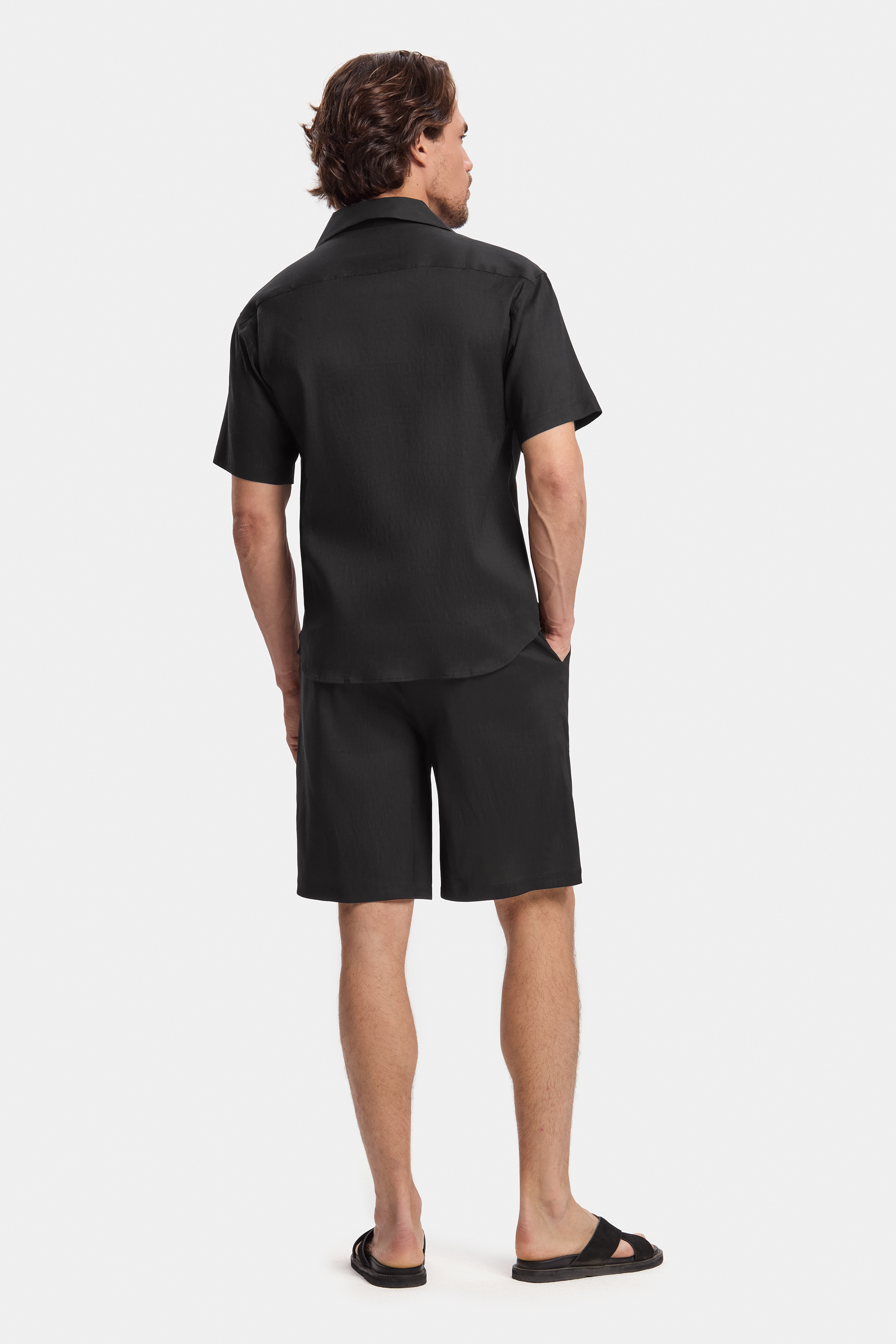 THE LINEN SHORTS - PURECLO