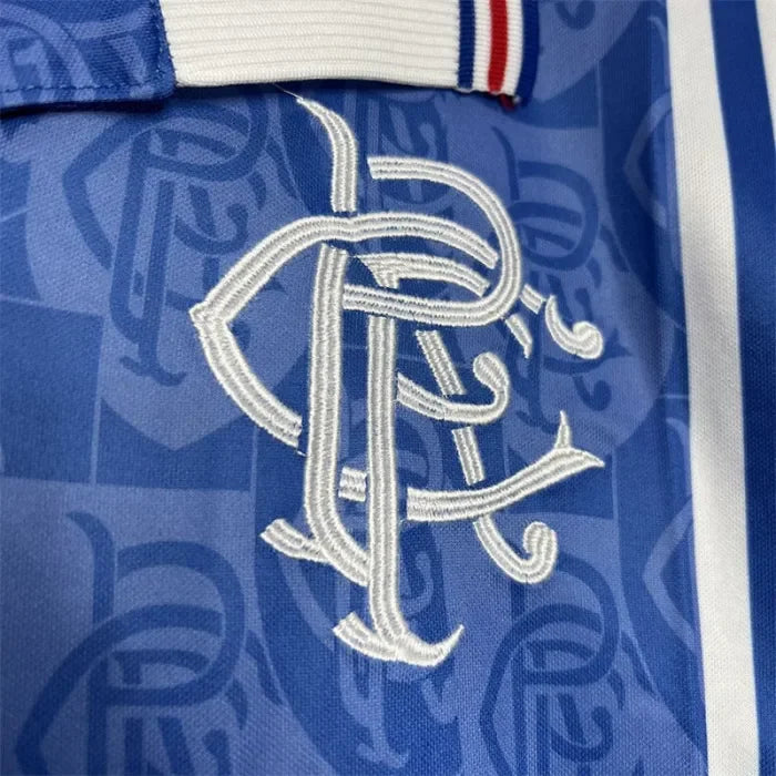 Retro Rangers Home Kit 1996 1997 Football Jersey - PURECLO