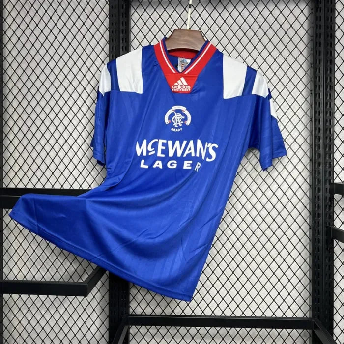 Retro Rangers Home Kit 1992 1994 Football Jersey - PURECLO