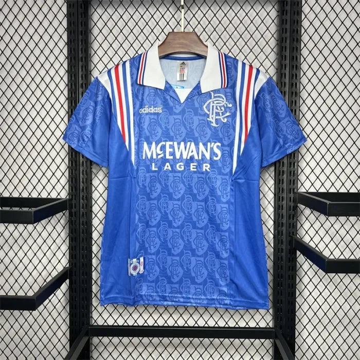 Retro Rangers Home Kit 1996 1997 Football Jersey - PURECLO