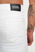 THE LORENZO SHORTS - WHITE - PURECLO