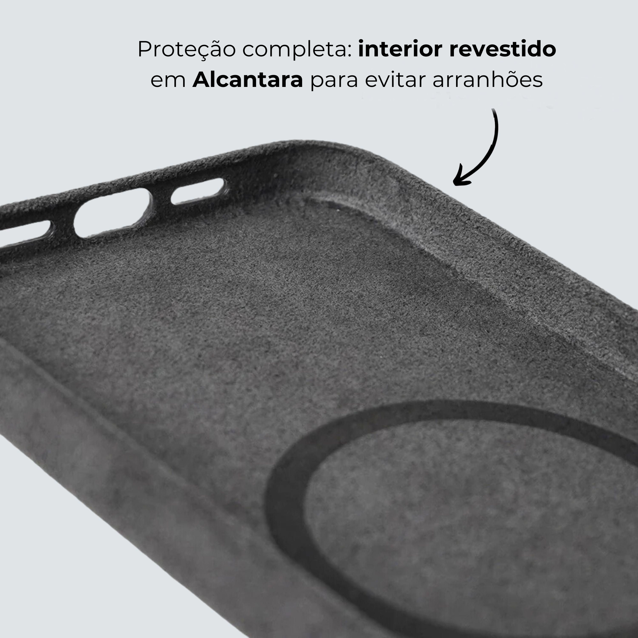 Alcantara Case - Urban Gray
