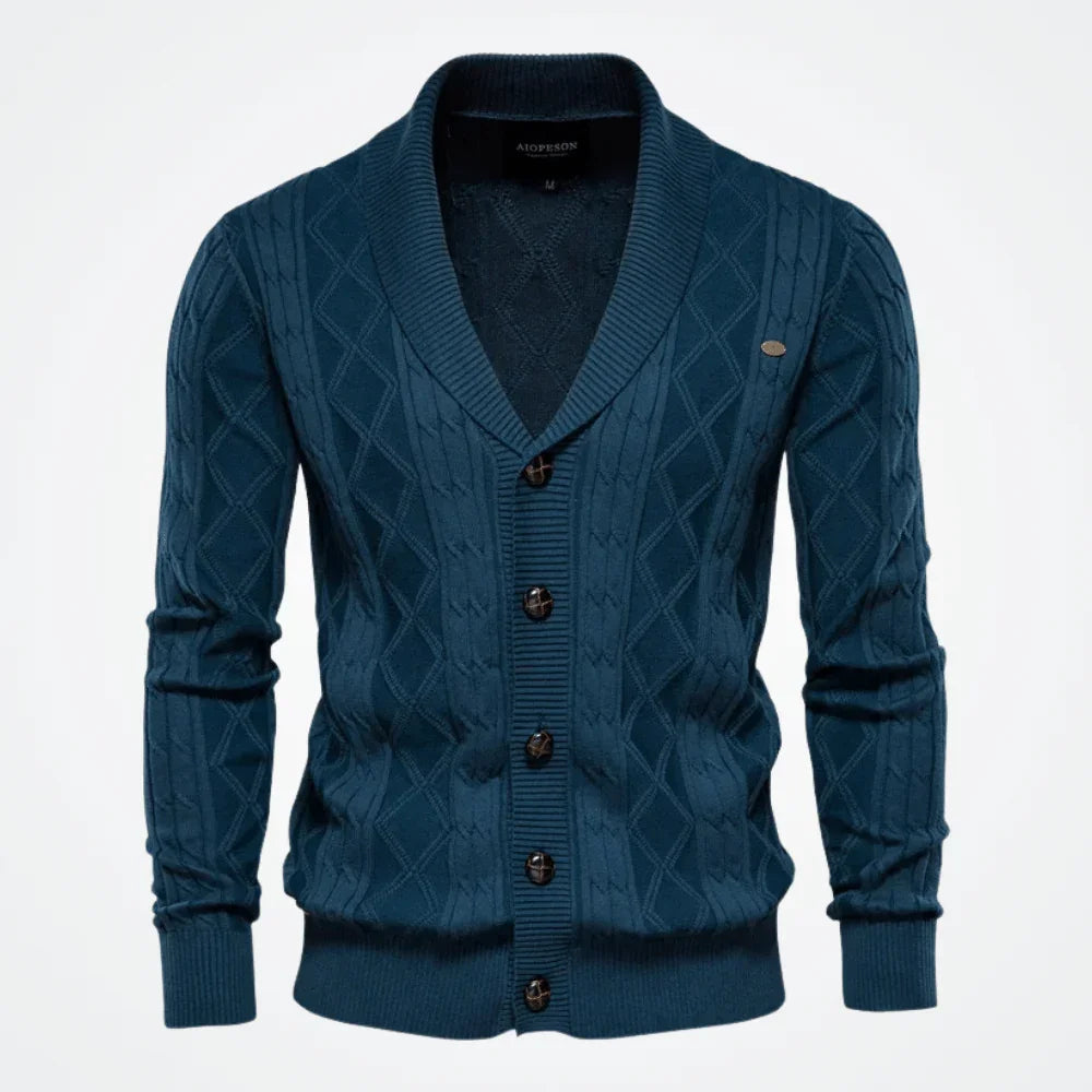 Men's Cardigan Manchester - Pure - PURECLO
