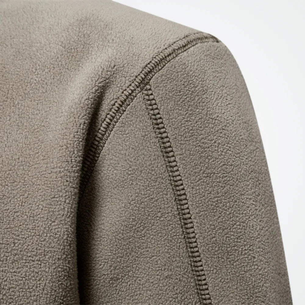 Men's Hoodie with High Collar Tromsø - Pure - PURECLO