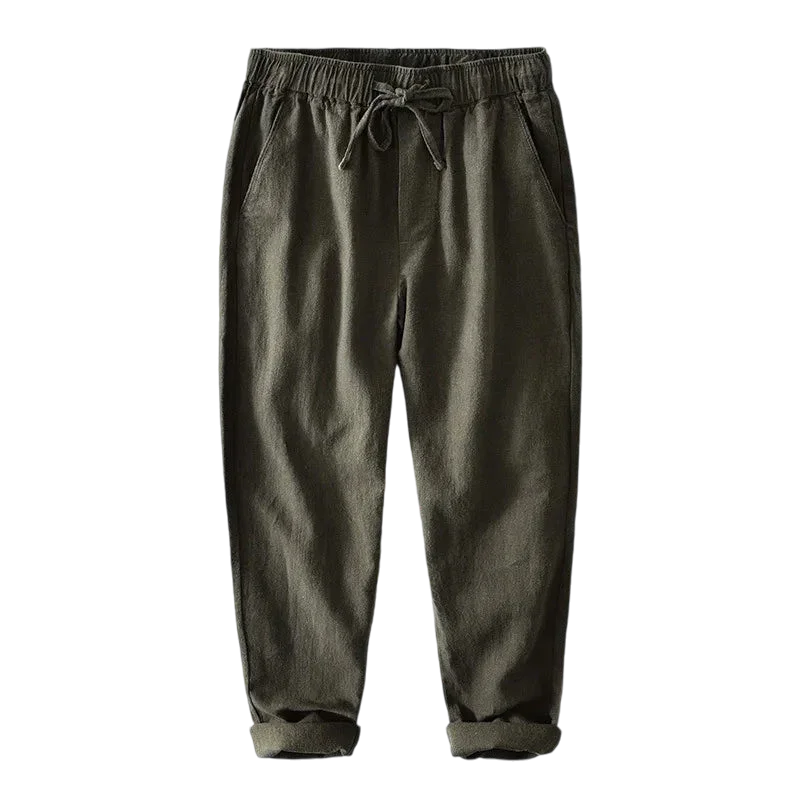 Men's Linen Trousers Filo - Pure - PURECLO