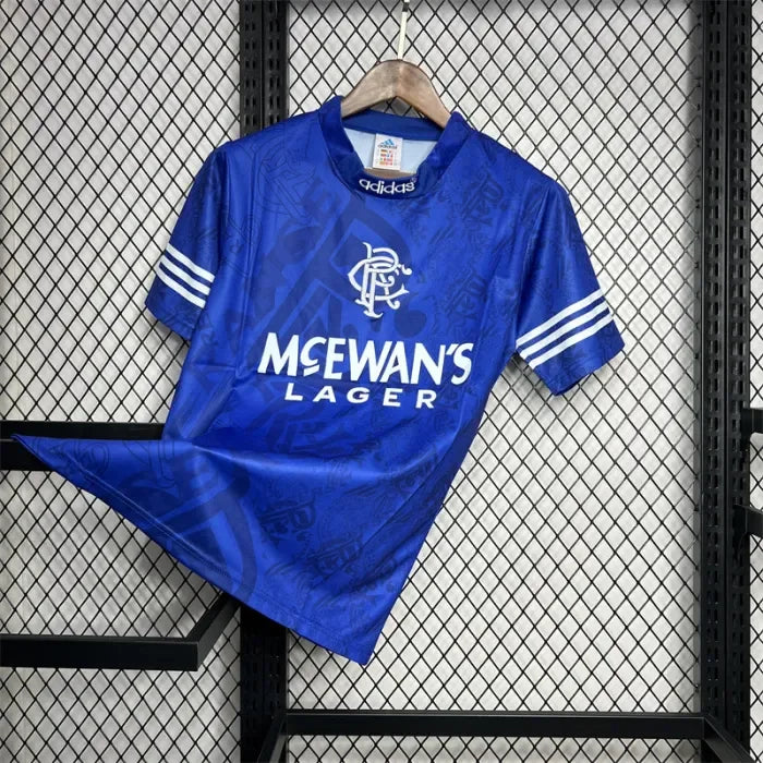 Retro Rangers Home Kit 1994 1996 Football Jersey - PURECLO