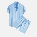 Riviera Summer Shirt & Shorts Set - PURECLO