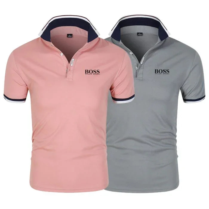 PureClo 2-Pack premium polo shirts – buy 1 get 2 offer