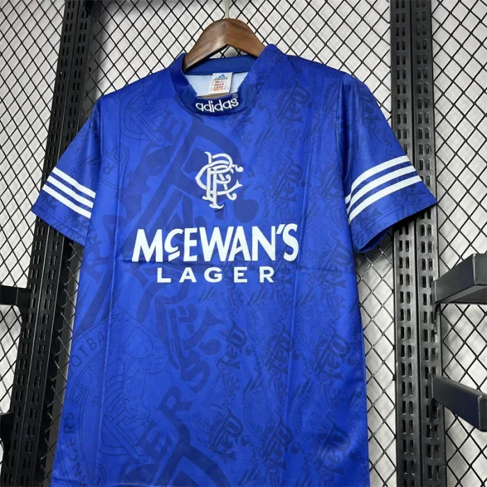 Retro Rangers Home Kit 1994 1996 Football Jersey - PURECLO