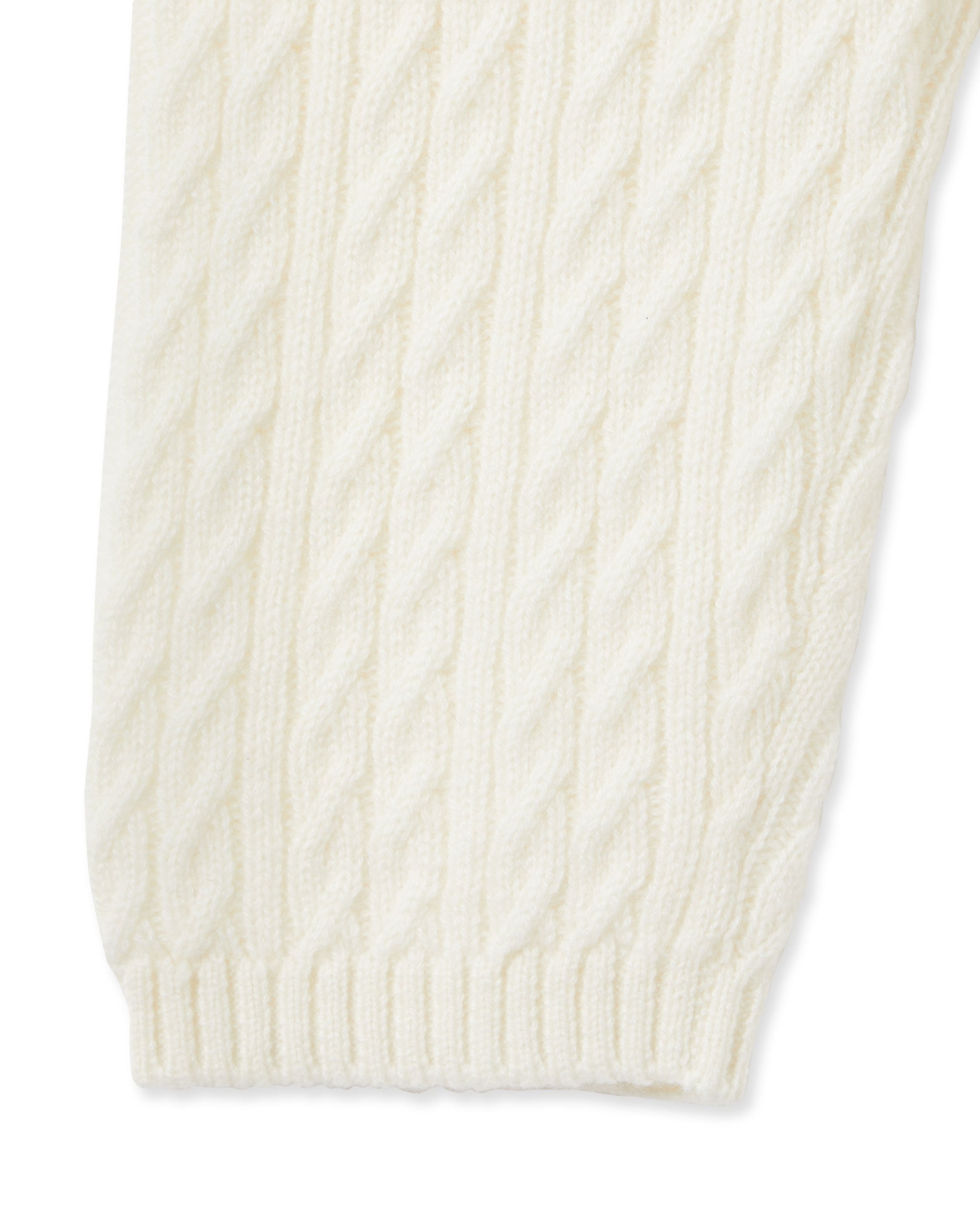 N.Peal Cable Cashmere Leggings New Ivory White