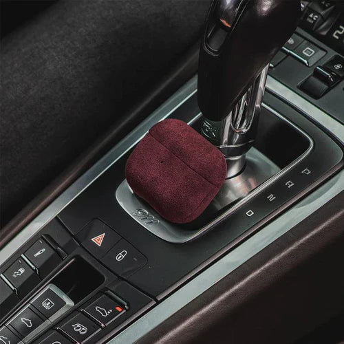 Alcantara Case - AirPods - Wine
