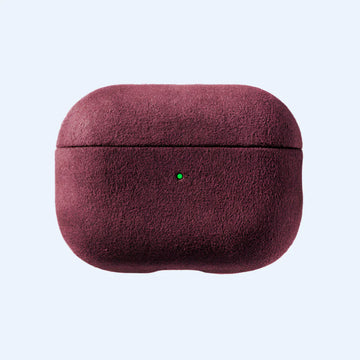 Alcantara Case - AirPods - Wine