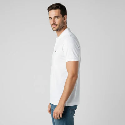 PureClo™ 5-Pack Essential Polo Shirts – premium cotton polos in assorted colors. Timeless style, perfect fit, and refined comfort inspired by quiet luxury.