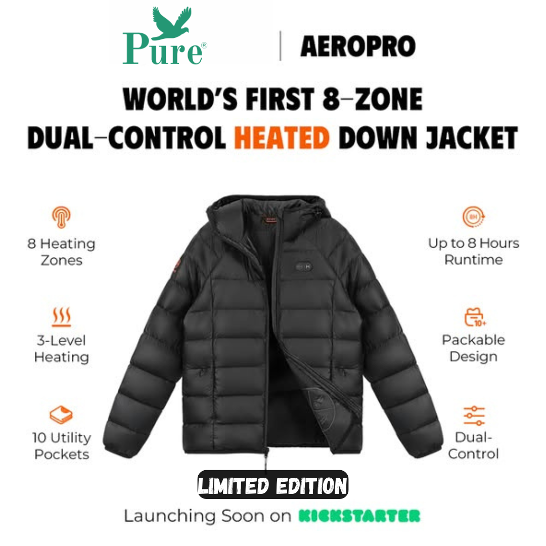 PureClo™ | PowerWarm Heated Puffer Jacket – Stay Warm Anywhere
