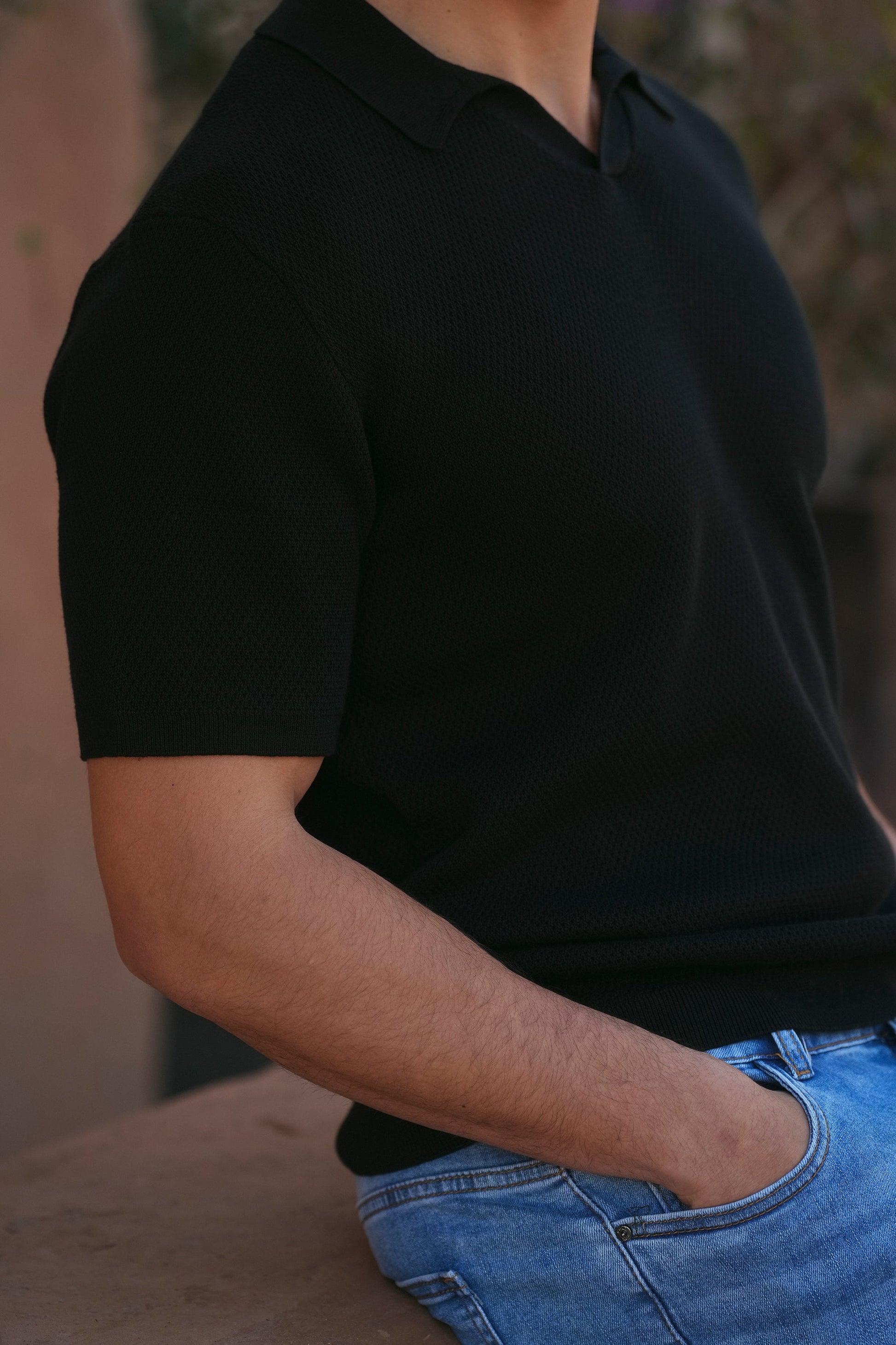 THE CAPRI SHORT SLEEVE POLO - PURECLO