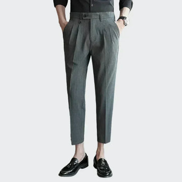 Striped Suit Trousers - Pure - PURECLO