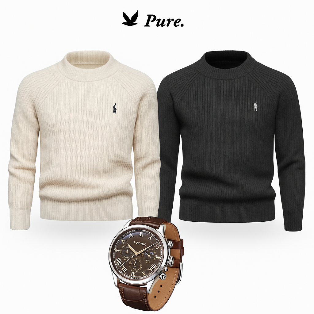 Kit R&L - 2 Premium Jumpers + Exclusive Watch