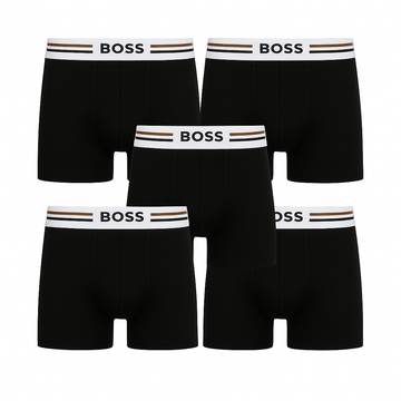 Boss 5 Pack Boxers Black