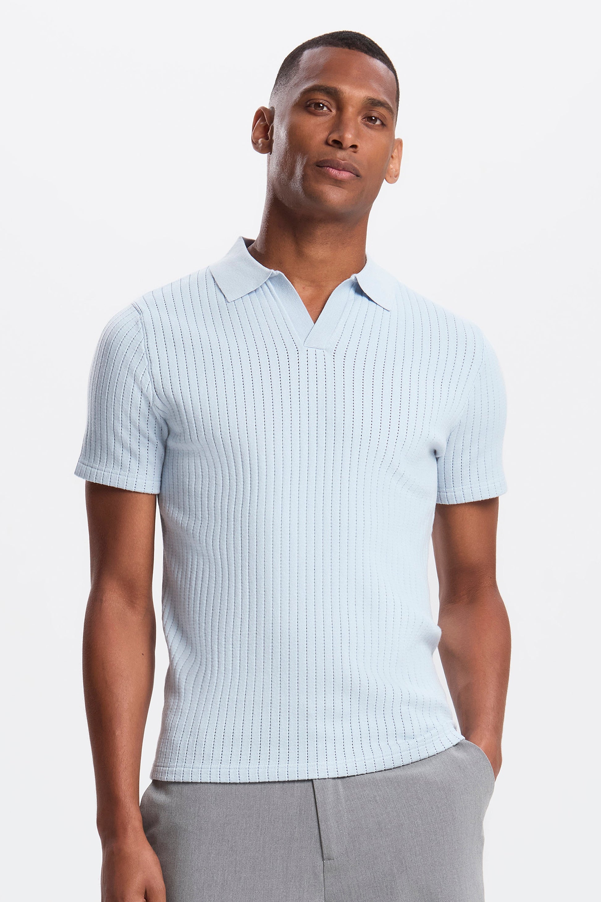 THE ALONSO SHORT SLEEVE POLO - PURECLO