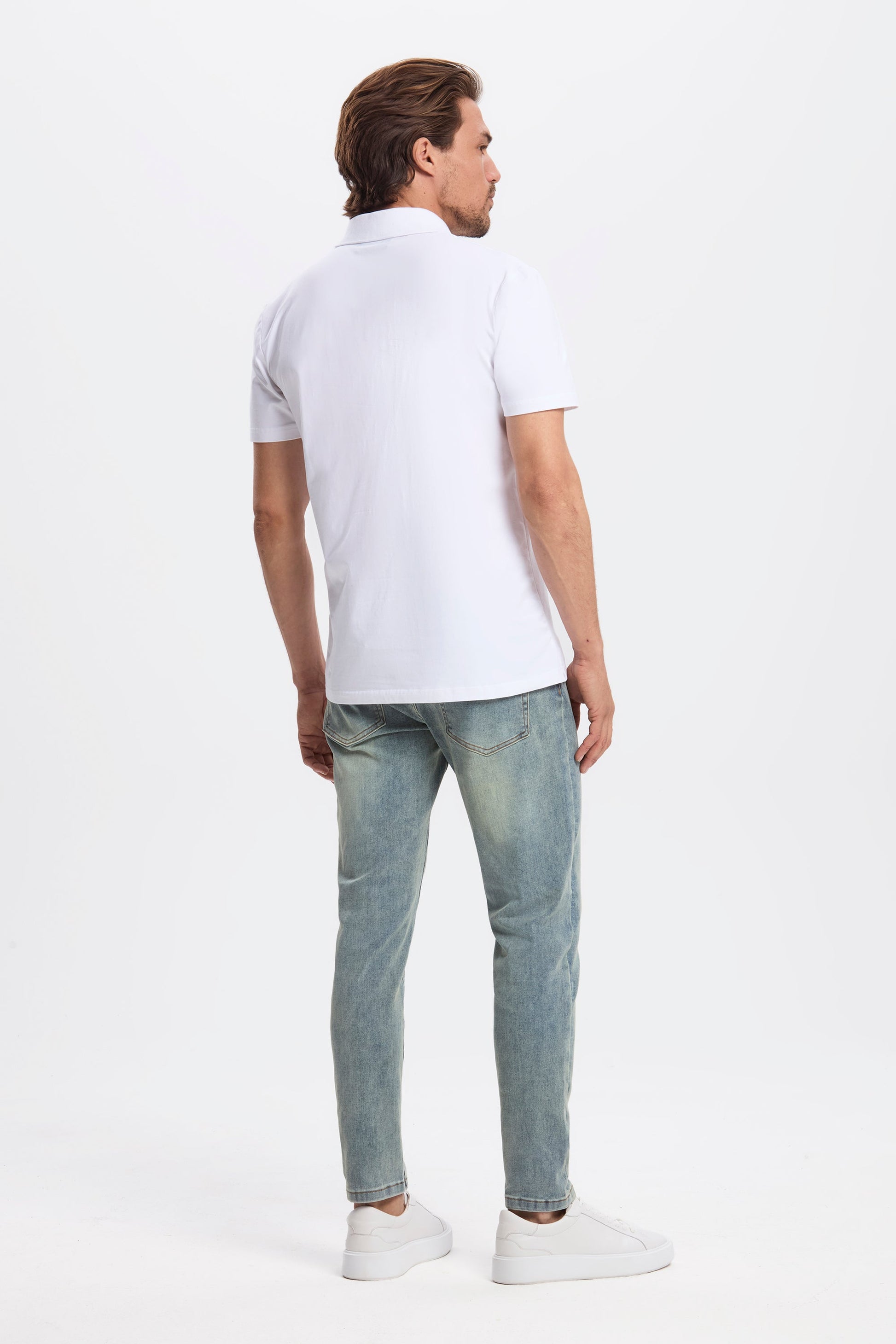 THE REGULAR BUTTON POLO - PURECLO