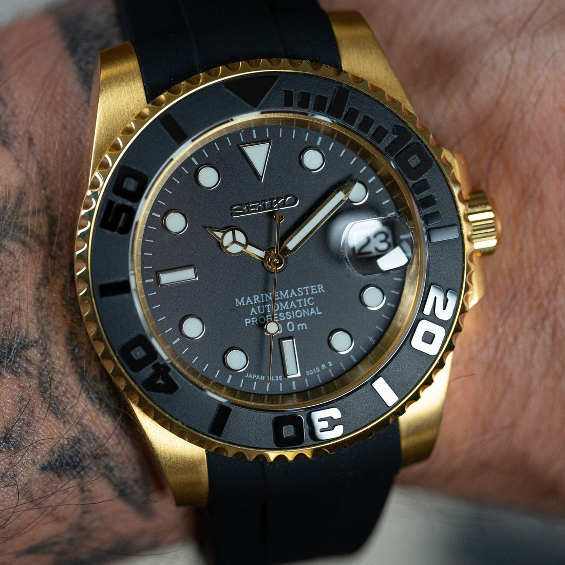 WATCH MOD YACHT | GOLD BLACK