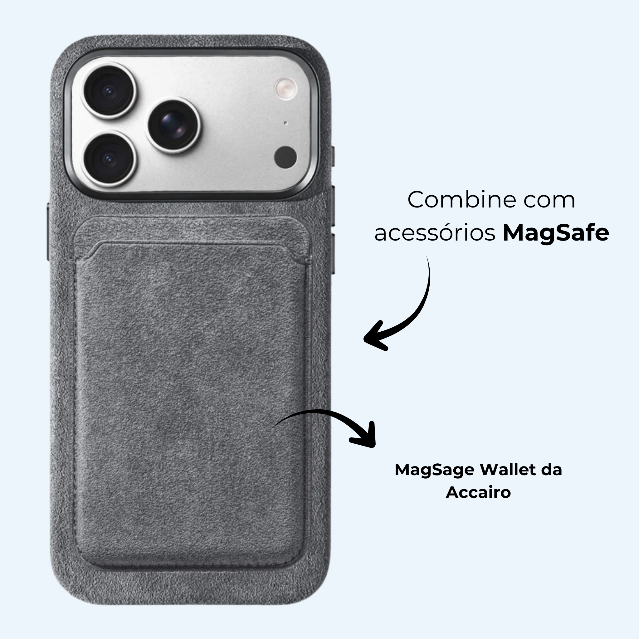 Alcantara Case - Urban Gray