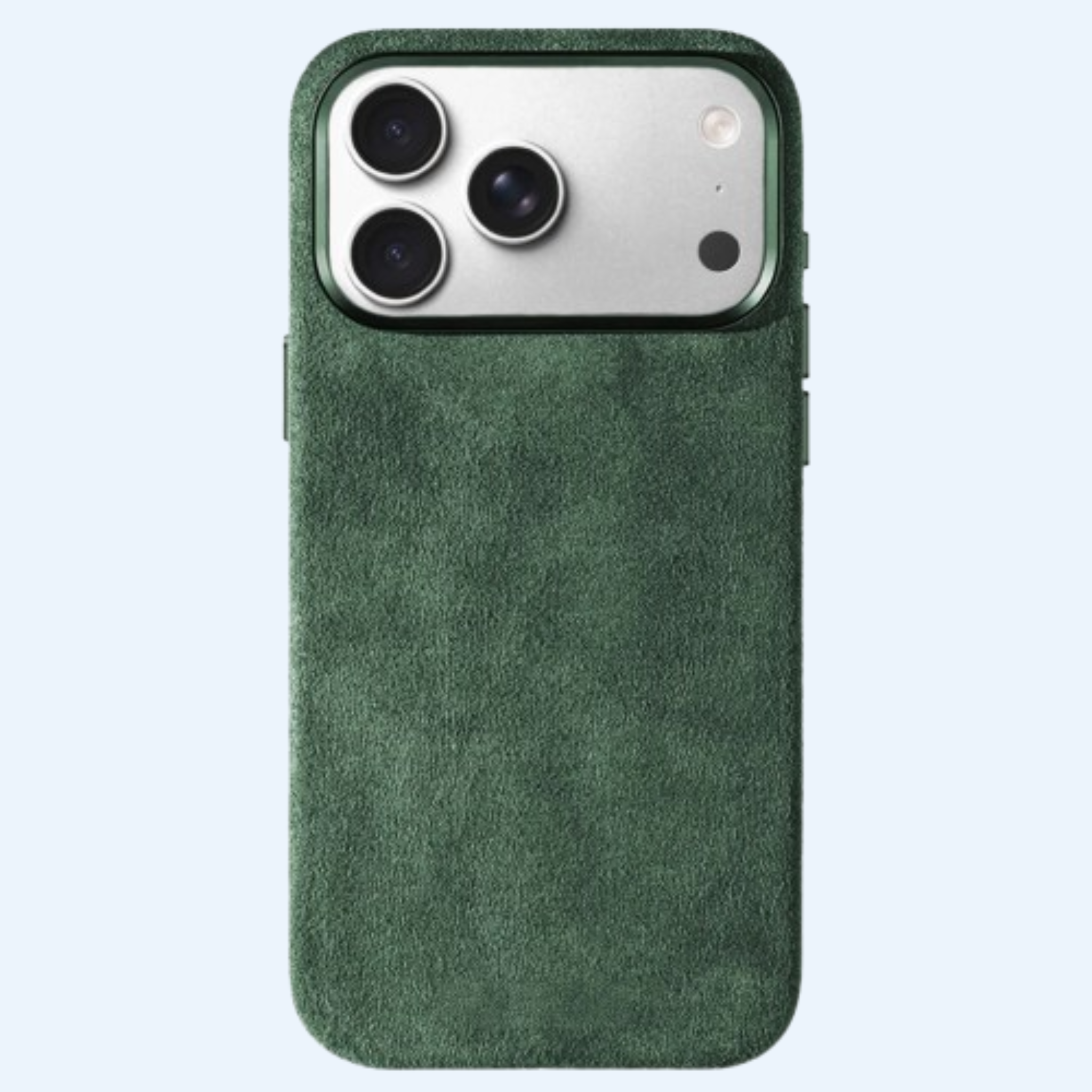 Alcantara Case - Midnight Green