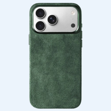 Alcantara Case - Midnight Green