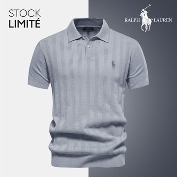 Polo Homme Maille Texturée RL - PURECLO