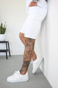 THE LORENZO SHORTS - WHITE - PURECLO
