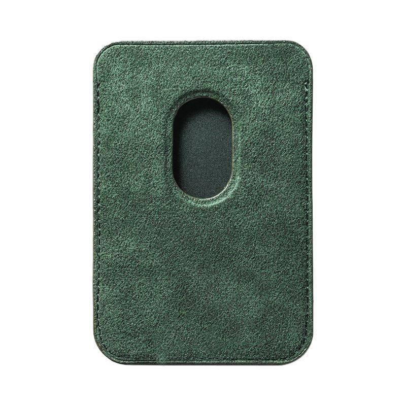 Wallet Alcantara MagSafe - Midnight Green