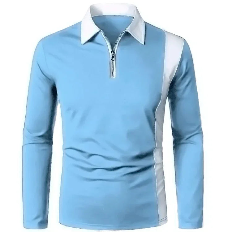 Men's Long Sleeve Polo Shirt Padrony - Pure - PURECLO